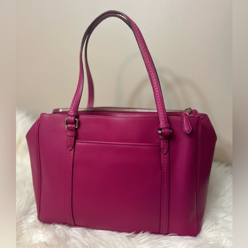 Coach Fuchsia Shoulder Bag - Picture 3 of 11